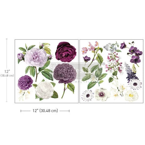 Transfer Majestic Blooms