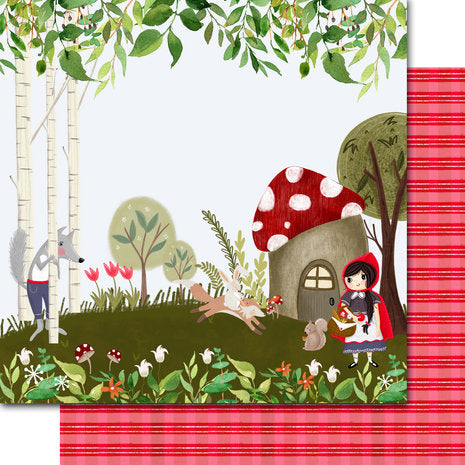 Block 30x30 Be Brave Caperucita Roja