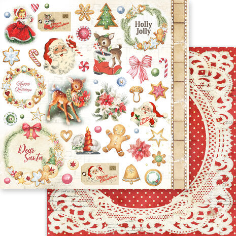 Block 30x30 Dear Santa