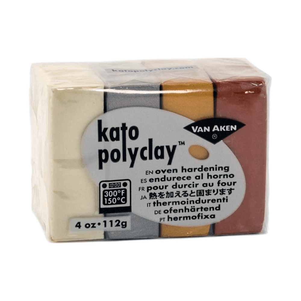 Arcilla Polimerica Kato Polyclay colores metalicos 112g