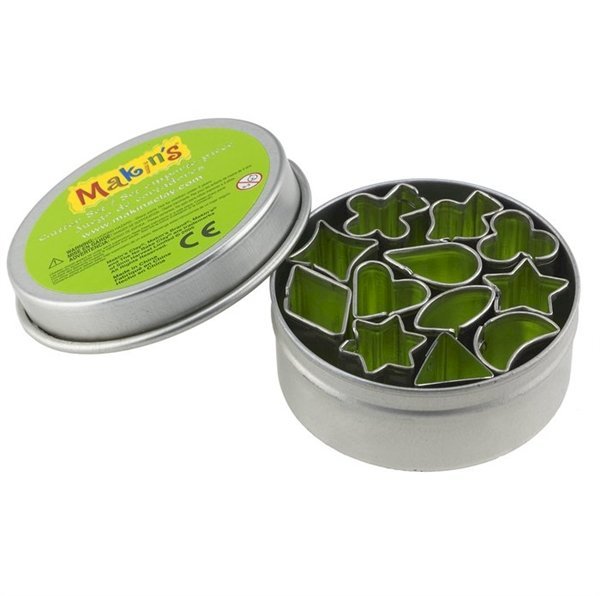 Set de 12 cortadores mini geo -Makin's
