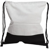 Mochila blanca y negra 33x38