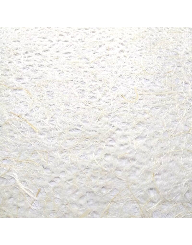 Papel Artesanal Gampi con encaje 30gr 64x67cm TH835 IVORY