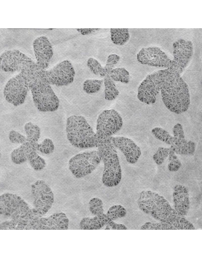 Papel Artesanal  Encaje TH844 Flores 80x55cm