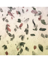 Papel Artesanal con hojas de mono  th917