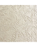 Papel Artesanal con patron de hojas en relieve efecto tiza  th852