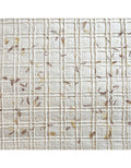 Papel Artesanal estampado con patron cuadrado con relieve th818