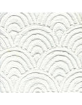 Papel Artesanal con patron Abanicos en Relieve blanco th909
