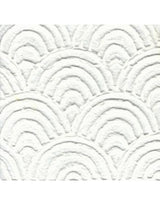 Papel Artesanal con patron Abanicos en Relieve blanco th909