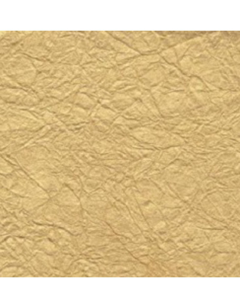 Papel Artesanal Arrugado en oro  th850