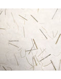 Papel Artesanal con fibras  verdes TH750