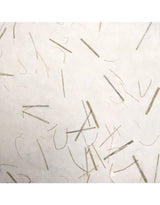Papel Artesanal con fibras  verdes TH750