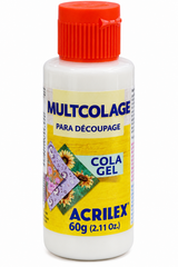 Multicolage cola gel Acrilex Decoupage 60 gr.