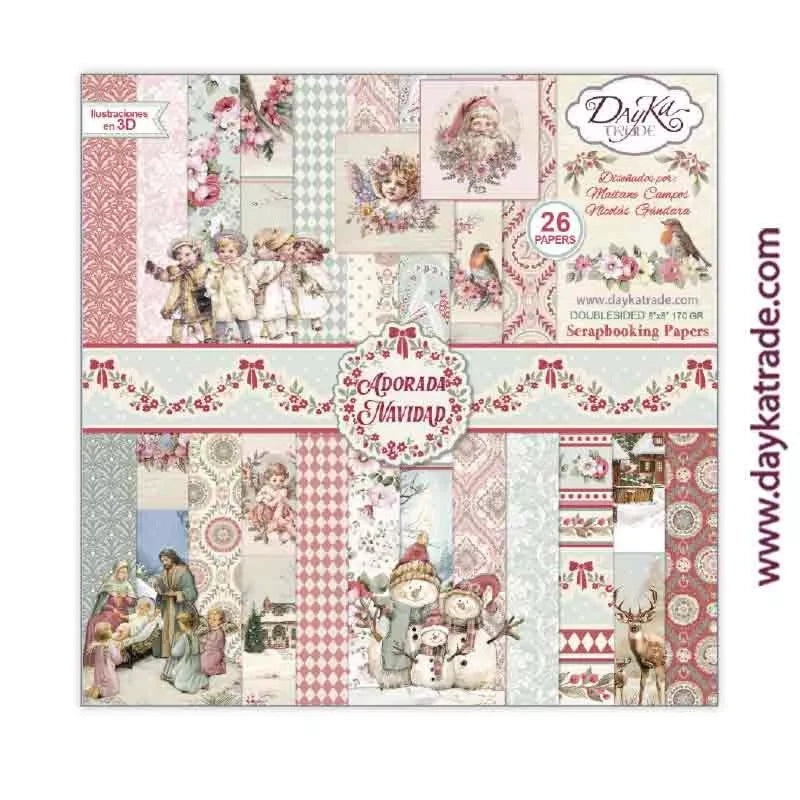 Block 20x20 Adorada Navidad