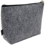 Neceser fieltro gris 22,5x15 cm Ref.34