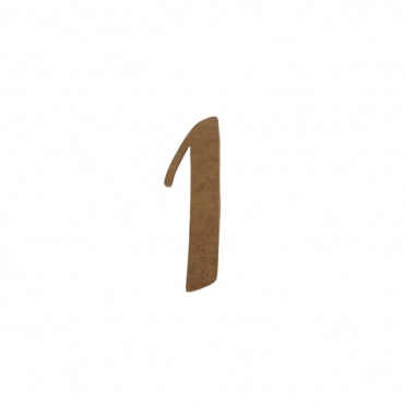 Número 1 De 2 Cm