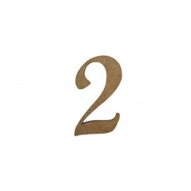 Número 2 De 2 Cm