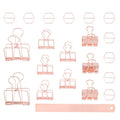 Set de Papeleria Oro Rosa