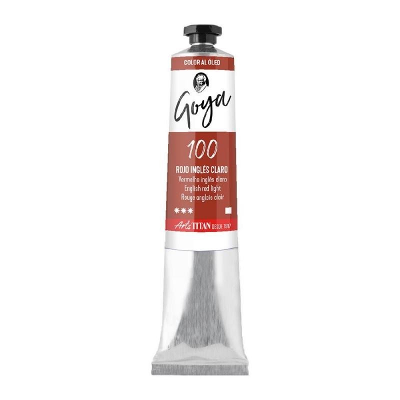 Tubo Oleo Titan Goya 20Ml. Nº100 Rojo Inglés Claro