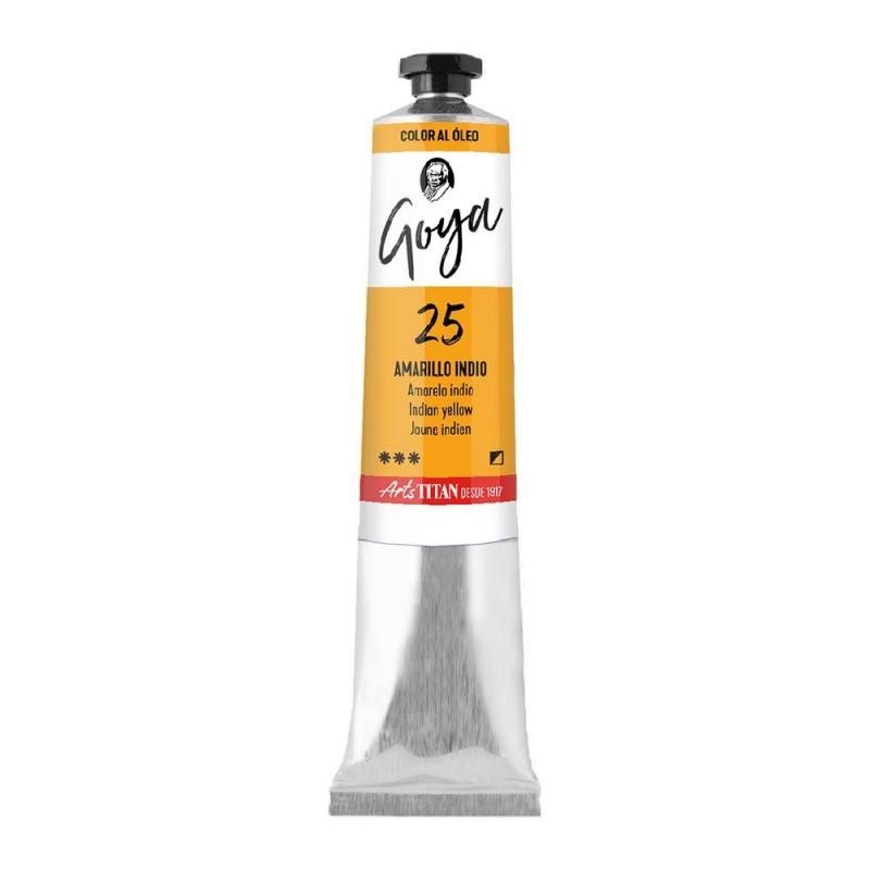 Tubo Oleo Titan Goya 20Ml. Nº25 Amarillo Indio