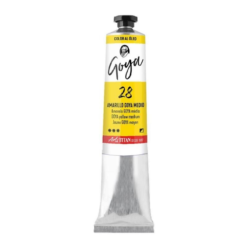 Tubo Oleo Titan Goya 20Ml. Nº28 Amarillo Medio