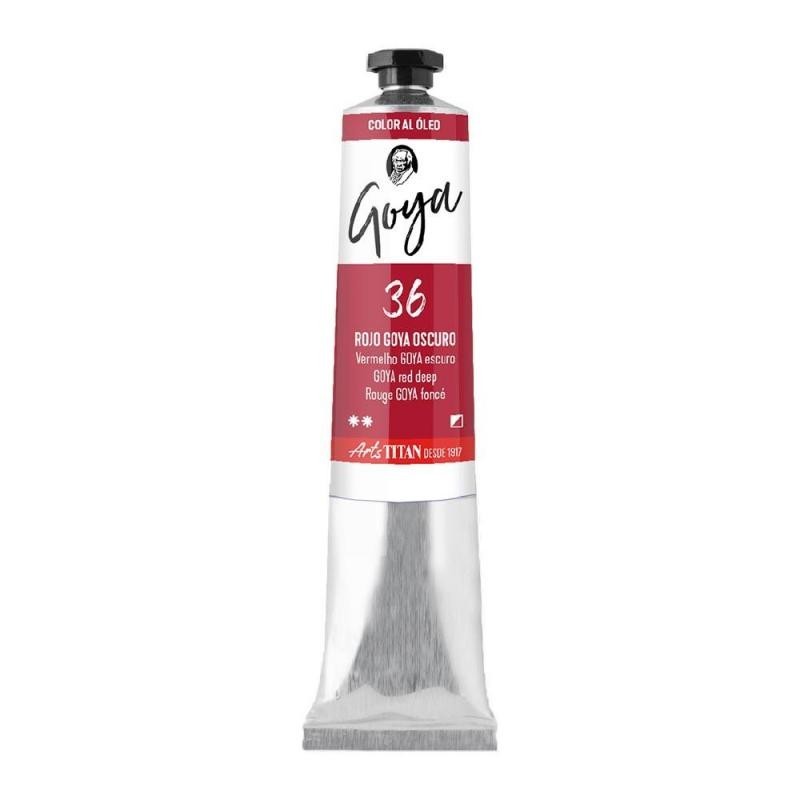 Tubo Oleo Titan Goya 20Ml. Nº36 Rojo Oscuro