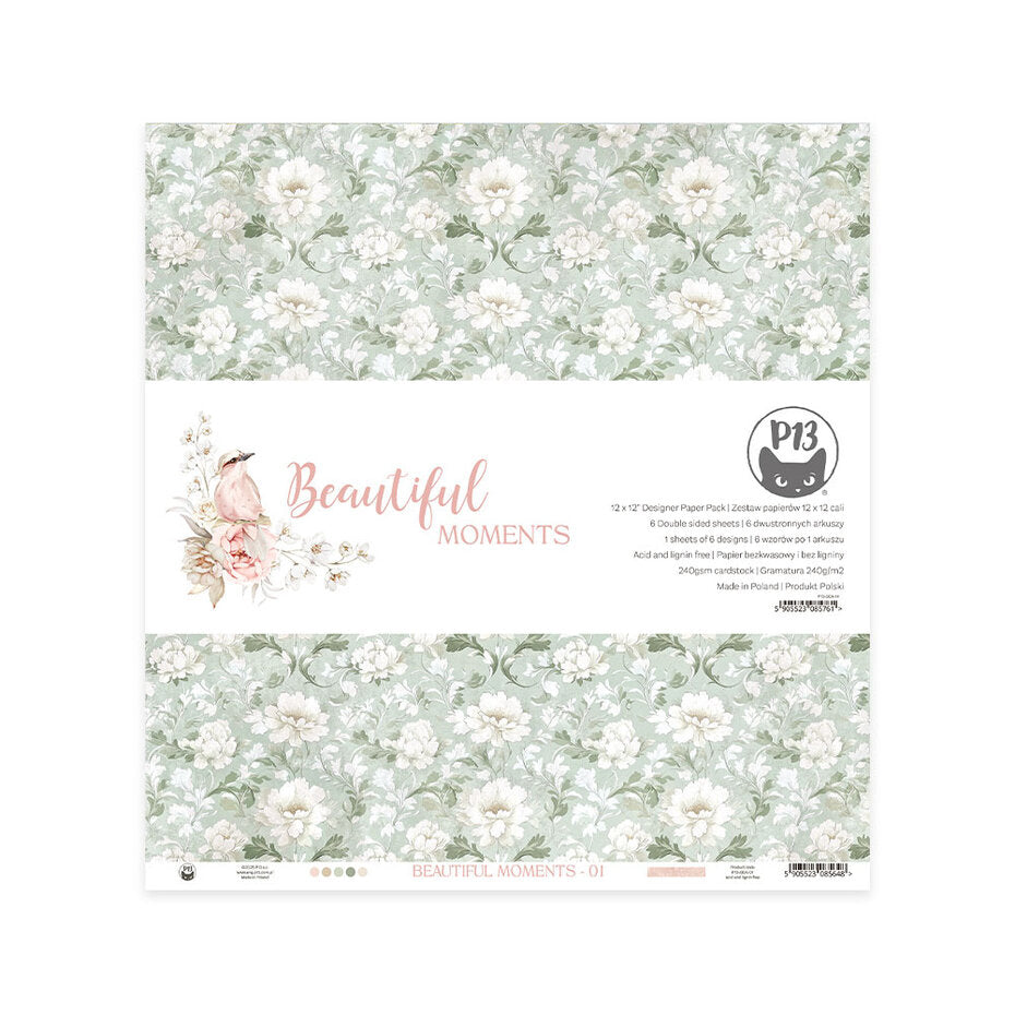 block de papeles 30x30 beautiful moments basics