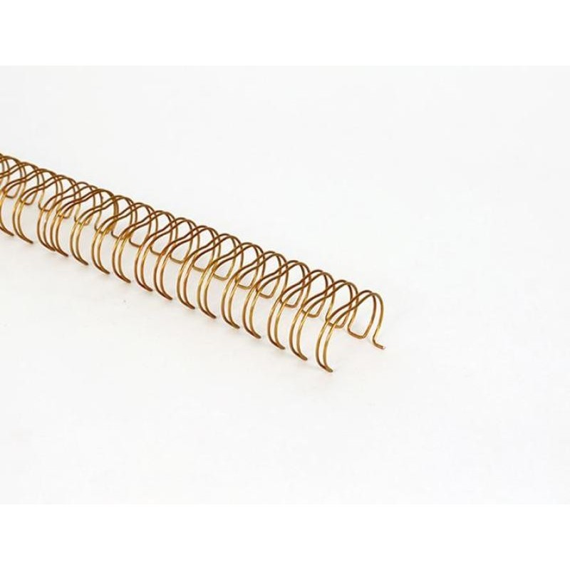 PACK 2 WIRE-O 16MM. BRONCE PASO 2:1 (23 ANILLAS) ARTIS DECOR