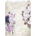 Papel De Arroz Petunias Con Llave 29,7X42Cm