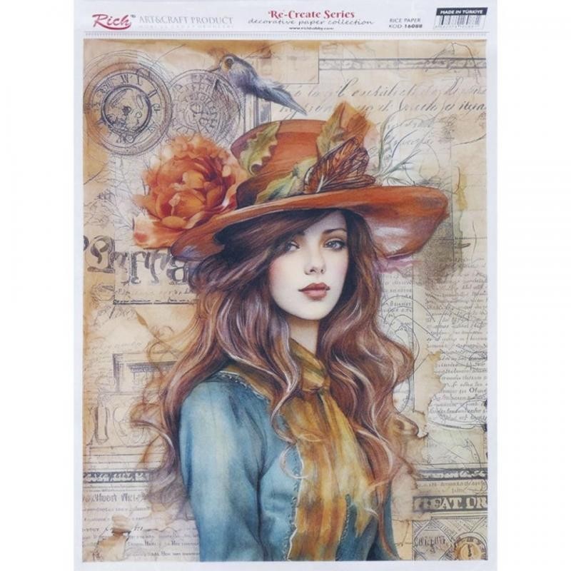 Papel De Arroz 16088 29,7X42Cm