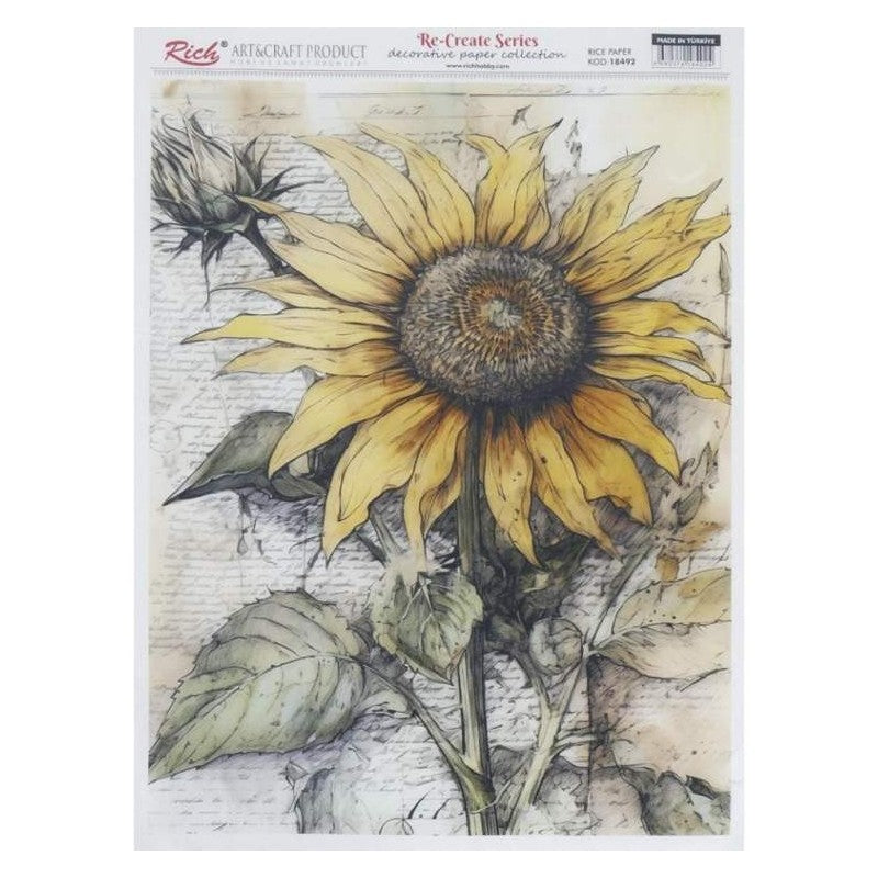 Papel De Arroz 17492 29,7X42Cm