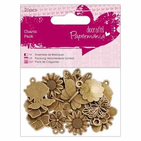 Charms Flores Y Mariposas