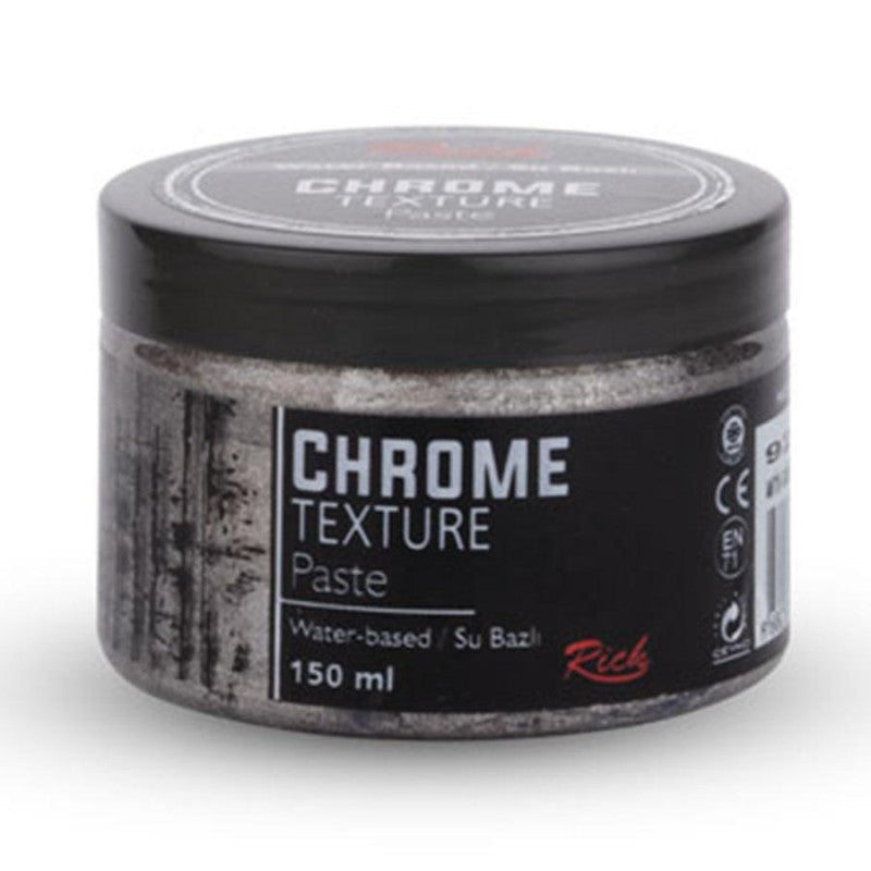 Pasta De Textura Chrome Plata Antigua 150 Ml