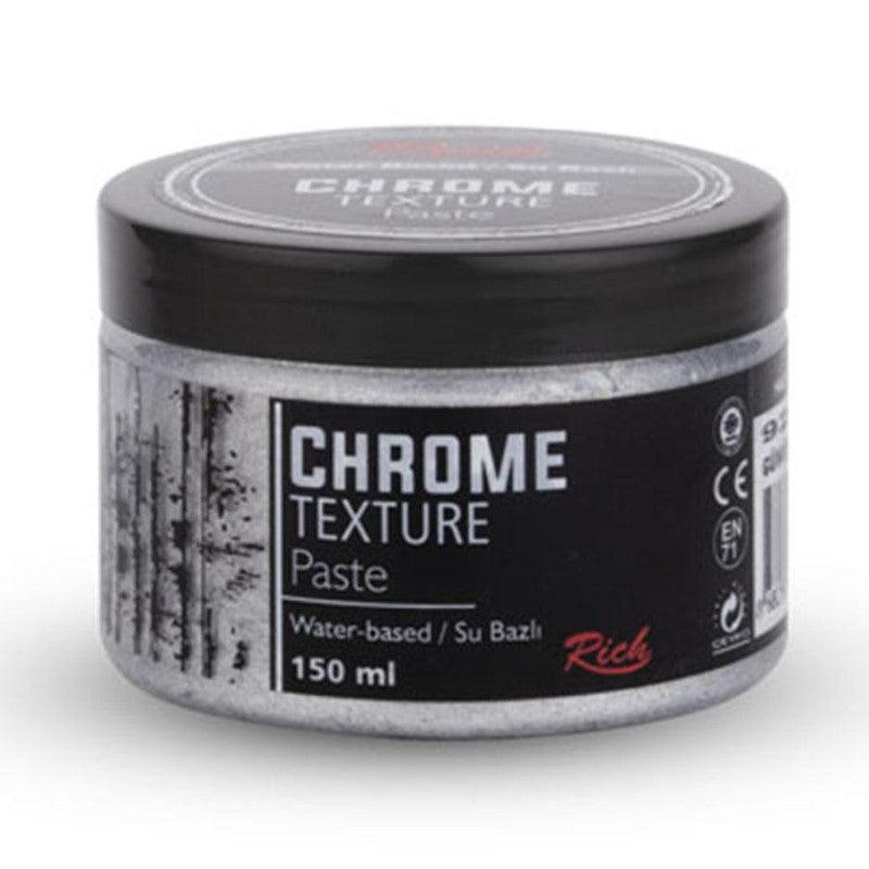 Pasta De Textura Chrome Plata 150 Ml