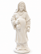Figura de escayola Pastora embarazada