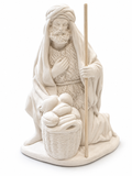 Figura de escayola Pastor cesto de melones