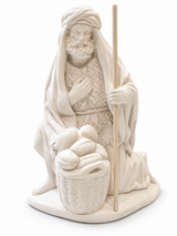 Figura de escayola Pastor cesto de melones