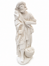 Figura de escayola Pastor con cesta