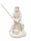 Figura de escayola Pescador