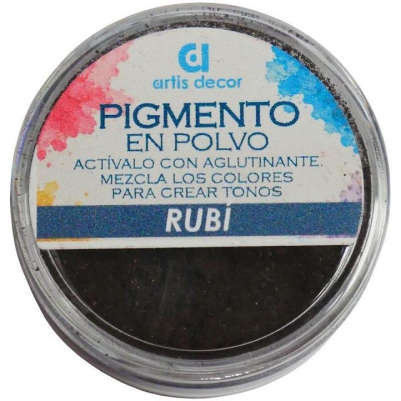 Pigmento en polvo Artis Decor 5gr. RUBÍ
