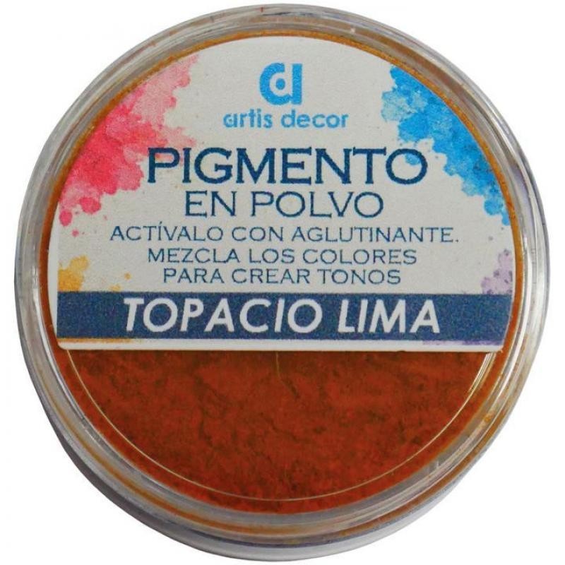 Pigmento en polvo Artis Decor 5gr. TOPACIO LIMA Ocre dorado
