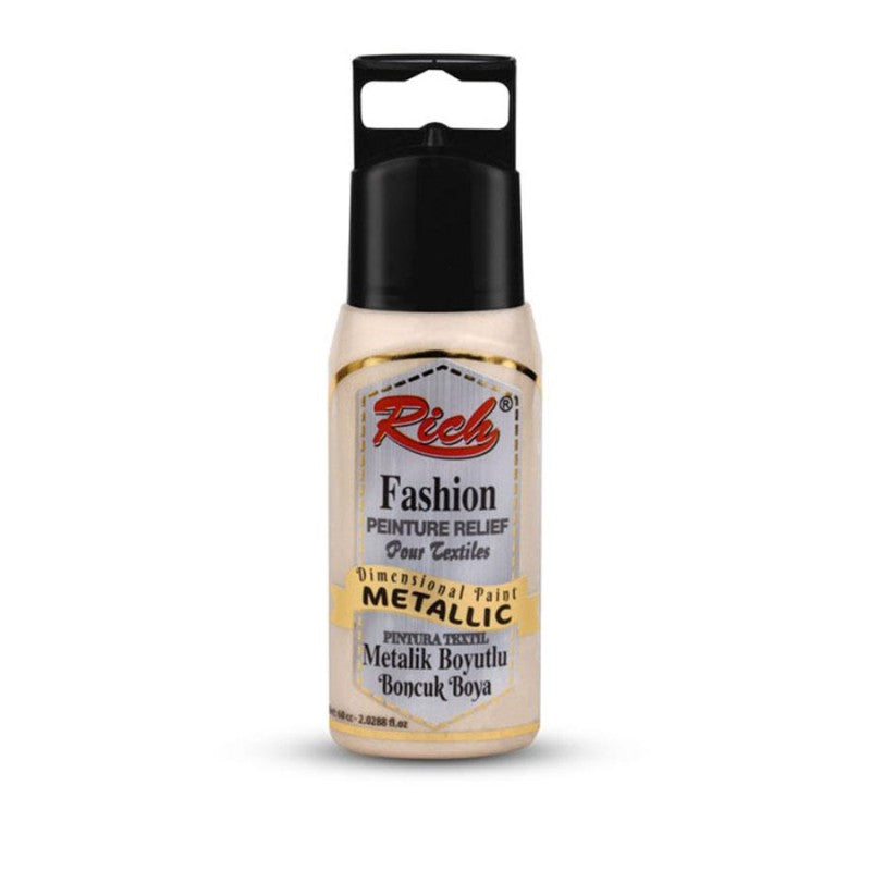 Pintura Dimensional Metálica Blanco Perla 60 Cc