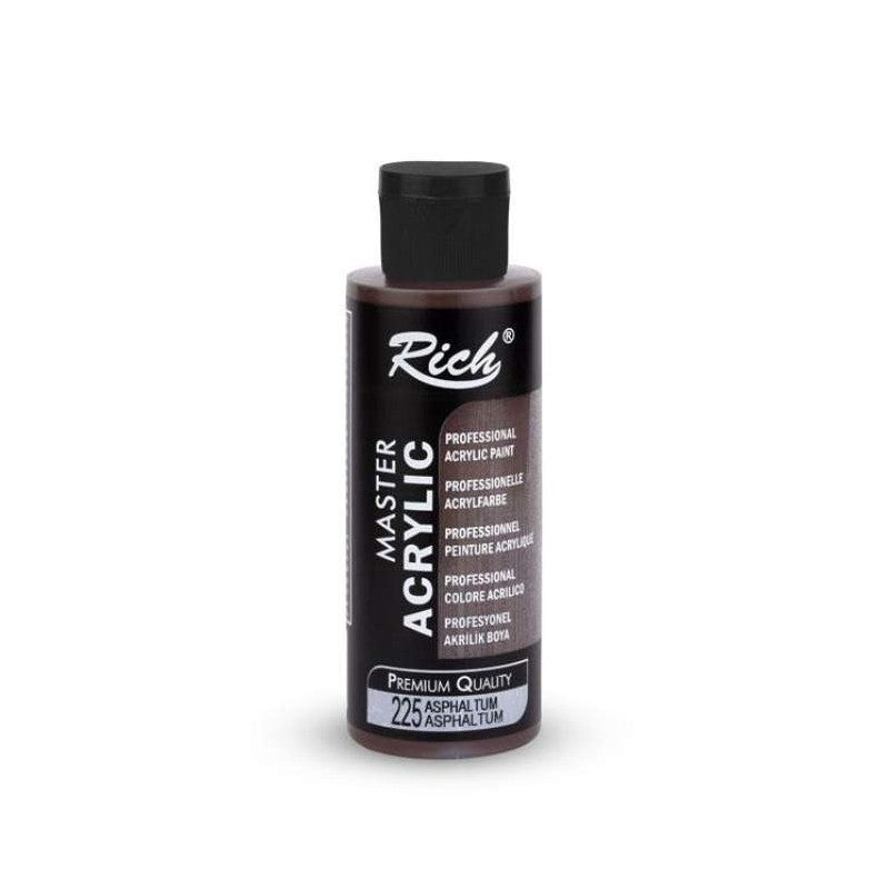Pintura Master Acrílica 120 Cc 225 asphaltum