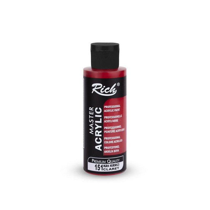 Pintura Master Acrílica 120 Cc 151 Crimson