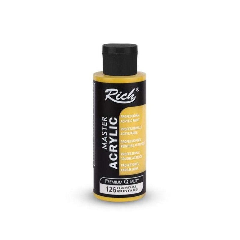 Pintura Master Acrílica 120 Cc 126 mustard