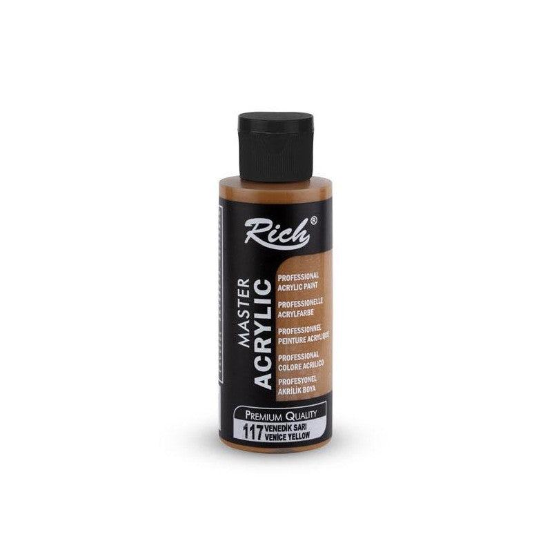 Pintura Master Acrílica 120 Cc 117 Venice Yellow