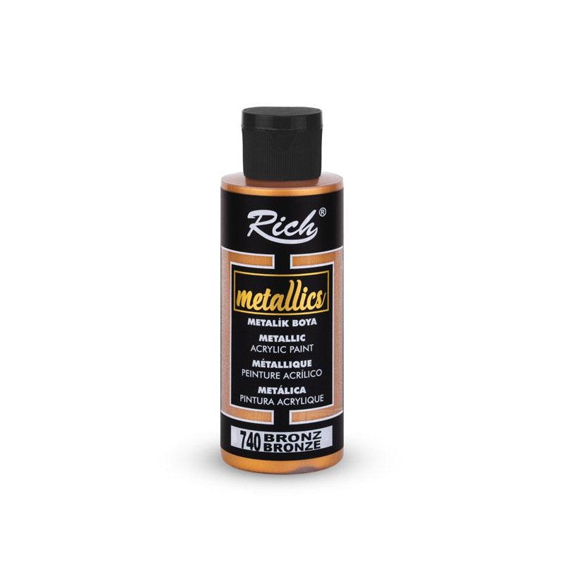 Pintura  Metallics Acrylic Bronze 740 120 Cc