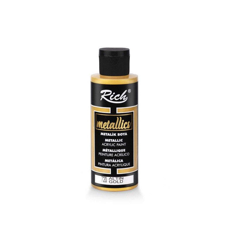 Pintura  Metallics Acrylic Gold 03956 120 Cc