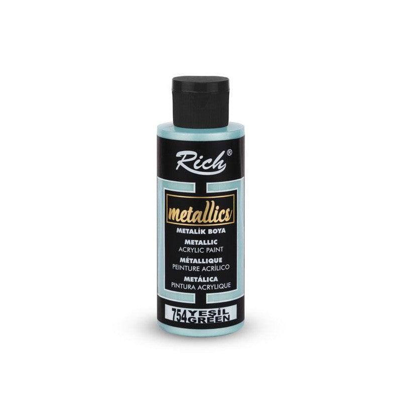Pintura  Metallics Acrylic Green 03974 120 Cc
