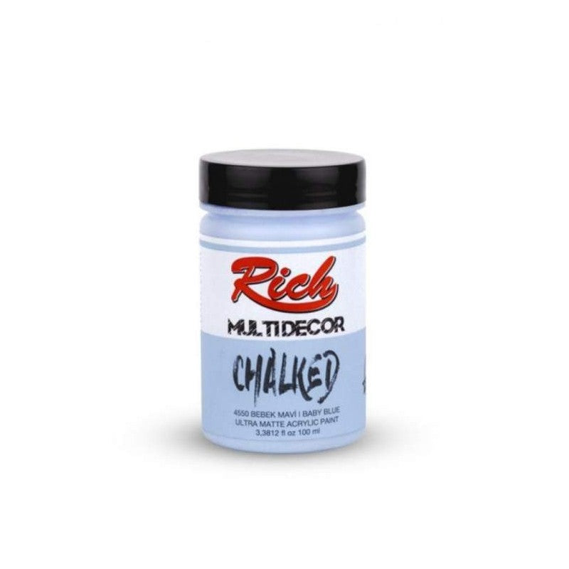 Pintura Tiza Chalked Rich 100 ml. Baby Blue 03626